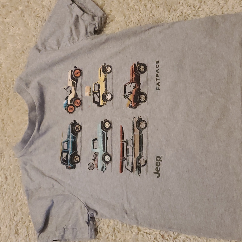 5 For $25 Jeep Fat Face Kids‎ Graphic T-Shirt Youth Size 7-8